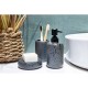 Dispenser Δοχείο Κρεμοσάπουνου 02191802 Hades Stoneware Ανθρακί 350ml AWD (90 Μήκος x 170 Ύψος x 75 Πλάτος) 1Τεμ