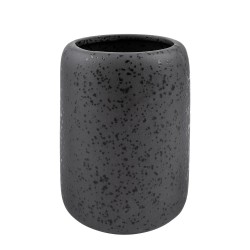 Ποτήρι Οδοντόβουρτσας 02191803 Hades Stoneware Ανθρακί AWD (Φ7.5x10.5cm) 1Τεμ
