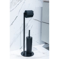 Σταντ Χαρτί Υγείας & Πιγκάλ 02071825 Ατσάλι Black AWD (20x20x64.5cm) 1Τεμ