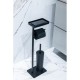 Σταντ Χαρτί Υγείας & Πιγκάλ 02071826 Ατσάλι Black AWD (20x15.5x65cm) 1Τεμ