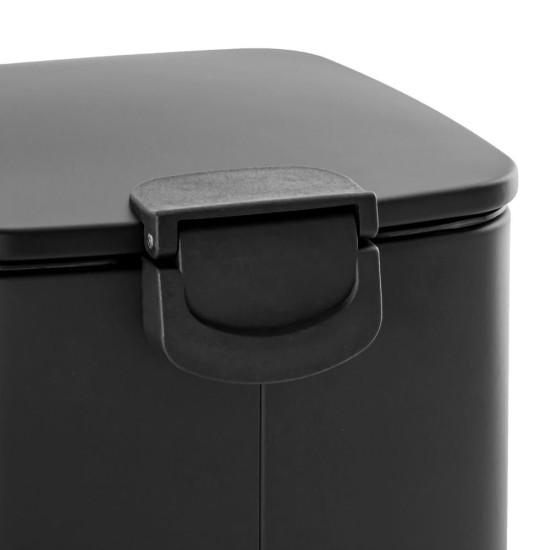 Κάδος Απορριμμάτων 02031903 Ατσάλι Black 6L AWD (195 Μήκος x 265 Ύψος x 240 Πλάτος) 1Τεμ