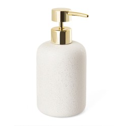 Dispenser Δοχείο Κρεμοσάπουνου 02191912 Bonita Stoneware White 400ml AWD (80 Μήκος x 168 Ύψος x 90 Πλάτος) 1Τεμ