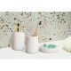 Dispenser Δοχείο Κρεμοσάπουνου 02191912 Bonita Stoneware White 400ml AWD (80 Μήκος x 168 Ύψος x 90 Πλάτος) 1Τεμ