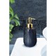 Dispenser Δοχείο Κρεμοσάπουνου 02191920 Friki Stoneware Navy Blue 450ml AWD (85 Μήκος x 185 Ύψος x 95 Πλάτος) 1Τεμ