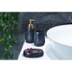 Dispenser Δοχείο Κρεμοσάπουνου 02191920 Friki Stoneware Navy Blue 450ml AWD (85 Μήκος x 185 Ύψος x 95 Πλάτος) 1Τεμ