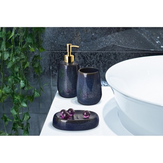Ποτήρι Οδοντόβουρτσας 02191921 Friki Stoneware Navy Blue 400ml AWD (Φ8.5x11.2cm) 1Τεμ