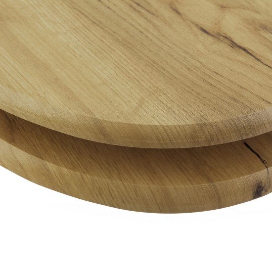 Καπάκι Λεκάνης 02181977 Amargura MDF Φυσικό AWD (37.6x45.5x5.5cm) 1Τεμ