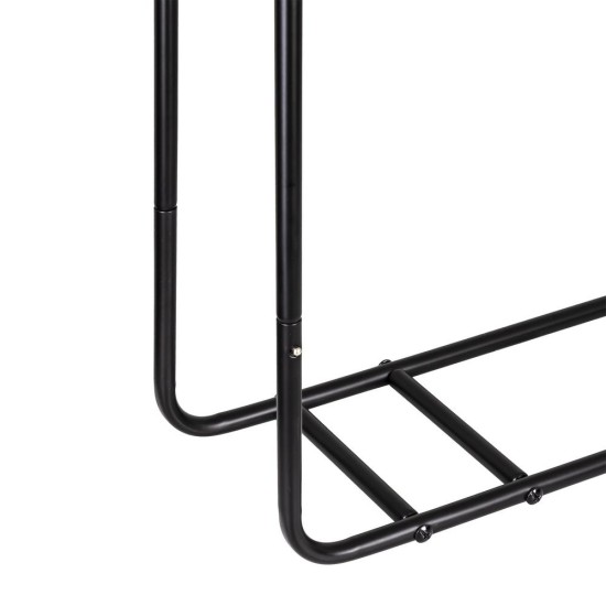 Κρεμάστρα Μπάνιου Επιδαπέδια 02061996 Ατσάλι Black AWD (48.5x15.5x77.2cm) 1Τεμ