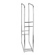 Κρεμάστρα Μπάνιου Επιδαπέδια 02061997 Ατσάλι Chrome AWD (48.5x15.5x77.2cm) 1Τεμ
