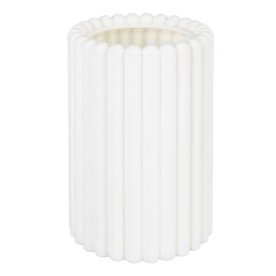 Ποτήρι Οδοντόβουρτσας 02192068 Ramona White Πλαστικό 350ml AWD (Φ7.2x11cm) 1Τεμ