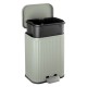 Κάδος Απορριμμάτων 02032093 Ατσάλι Mint 5L Με Εσωτερικό Δοχείο AWD (207 Μήκος x 277 Ύψος x 185 Πλάτος) 1Τεμ