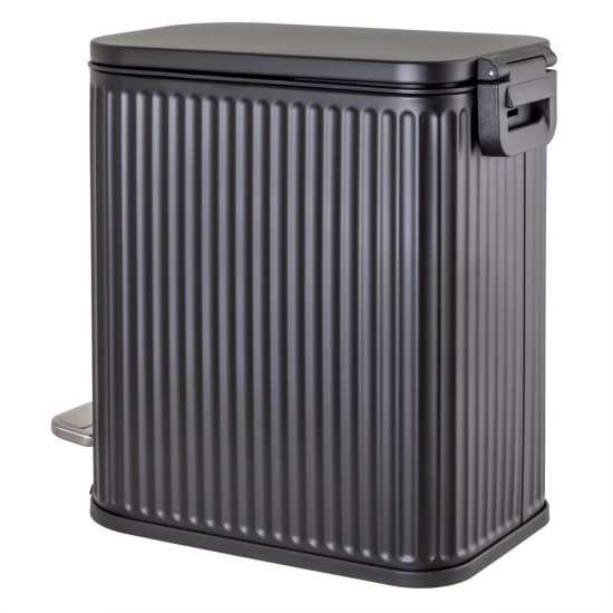 Κάδος Απορριμμάτων 02032094 Ατσάλι Black 5L Με Εσωτερικό Δοχείο AWD (140 Μήκος x 260 Ύψος x 275 Πλάτος) 1Τεμ
