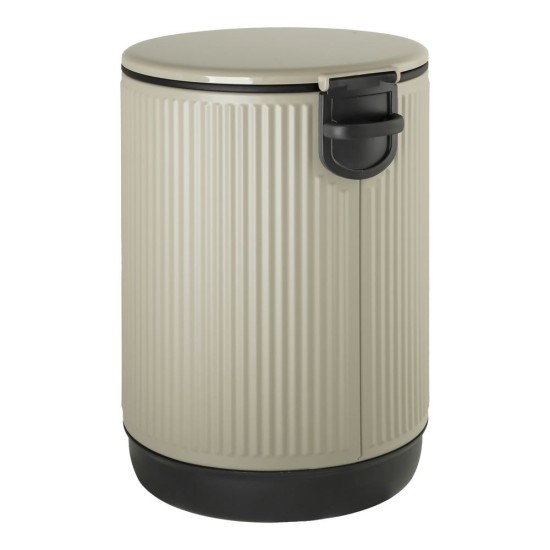 Κάδος Απορριμμάτων 02032095 Ατσάλι Beige 5L Με Εσωτερικό Δοχείο AWD (185 Μήκος x 275 Ύψος x 230 Πλάτος) 1Τεμ