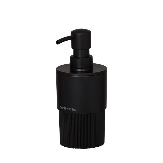 Δοχείο Κρεμοσάπουνου Brave Soap Dispenser 280 ml Black Sealskin (Φ7,5x17,2cm) 1Τεμ