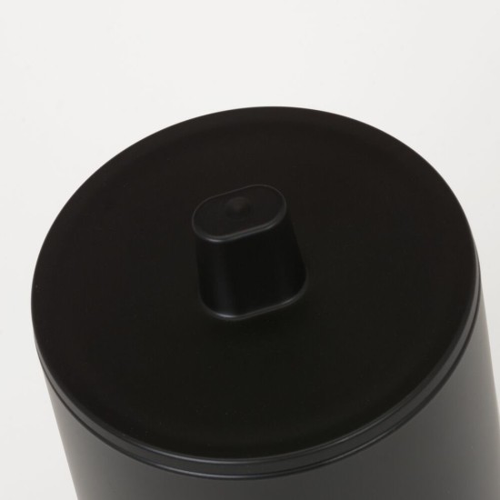 Θήκη Για Βαμβάκι Brave Storage Box With Lid Black Sealskin (Φ7,5x13,4cm) 1Τεμ