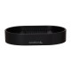 Σαπουνοθήκη  Brave Soap Dish Black Sealskin (13,6x8,9x2,6) 1Τεμ