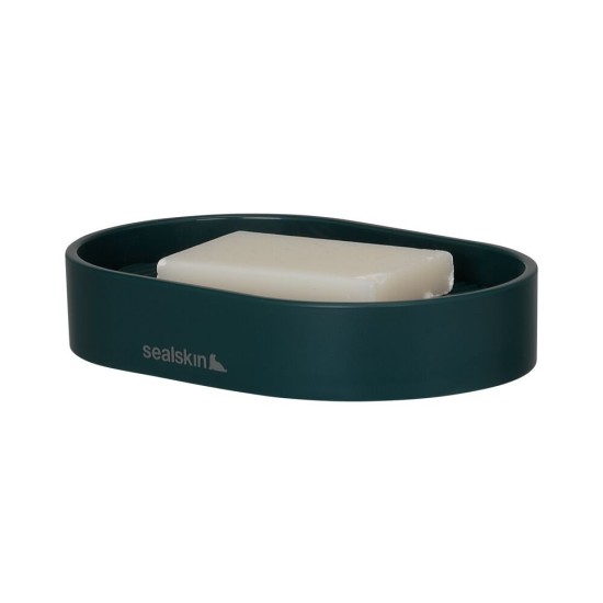 Σαπουνοθήκη Brave Soap Dish Dark Green Sealskin (13,6x8,9x2,6) 1Τεμ Σαπουνοθήκη Brave Soap Dish Dark Green Sealskin (13,6x8,9x2,6) 1Τεμ