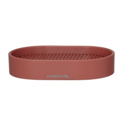 Σαπουνοθήκη  Brave Soap Dish Dark Pink Sealskin (13,6x8,9x2,6) 1Τεμ