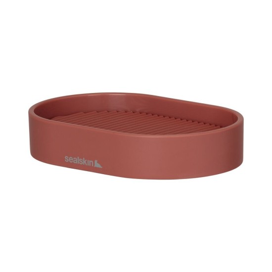 Σαπουνοθήκη  Brave Soap Dish Dark Pink Sealskin (13,6x8,9x2,6) 1Τεμ