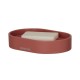 Σαπουνοθήκη  Brave Soap Dish Dark Pink Sealskin (13,6x8,9x2,6) 1Τεμ