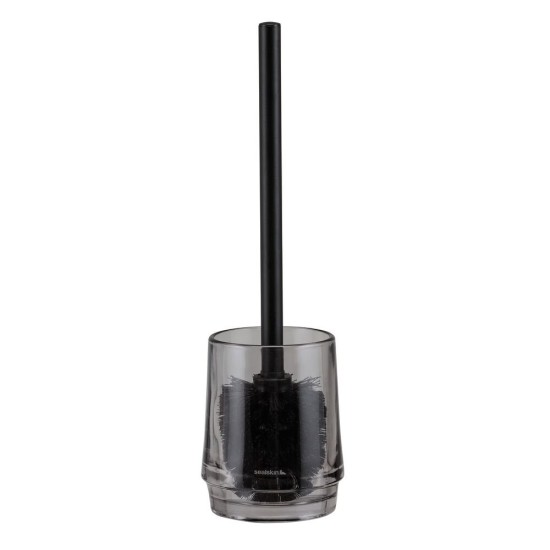 Πιγκάλ Γυάλινο Mood Toilet Brush Holder Grey Sealskin (Φ10,6x37,1cm) 1Τεμ