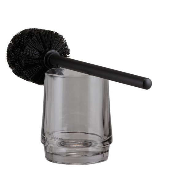 Πιγκάλ Γυάλινο Mood Toilet Brush Holder Grey Sealskin (Φ10,6x37,1cm) 1Τεμ