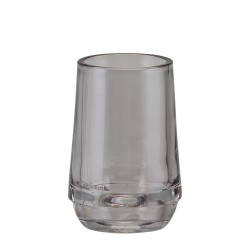 Ποτήρι Οδοντόβουρτσας Γυάλινο Mood Cup Grey Sealskin (Φ8x12cm) 1Τεμ