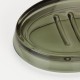 Σαπουνοθήκη Γυάλινη Mood Soap Dish Green Sealskin (Φ3,1x13,8x9,9cm) 1Τεμ