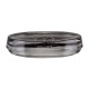 Σαπουνοθήκη Γυάλινη Mood Soap Dish Grey Sealskin (Φ3,1x13,8x9,9cm) 1Τεμ