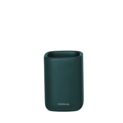 Ποτήρι Οδοντόβουρτσας Κεραμικό Mind Cup Dark Green Sealskin (Φ7,6x10,4cm) 1Τεμ