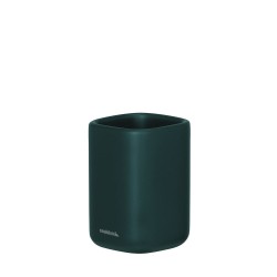 Ποτήρι Οδοντόβουρτσας Κεραμικό Mind Cup Dark Green Sealskin (Φ7,6x10,4cm) 1Τεμ