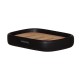 Σαπουνοθήκη Κεραμική Mind Soap Dish Black Sealskin (Φ2,4x13x9cm) 1Τεμ