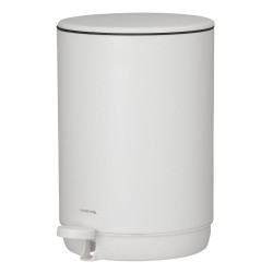 Κάδος Απορριμάτων-Χαρτοδοχείο Mind Pedal Bin 5L White Sealskin (Φ20,2x30,4cm) 1Τεμ