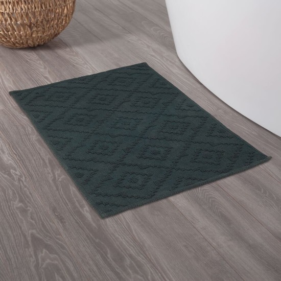 Πατάκι Μπάνιου Aztec Dark Green Cotton Sealskin (60x90) 1Τεμ Πατάκι Μπάνιου Aztec Dark Green Cotton Sealskin (60x90) 1Τεμ