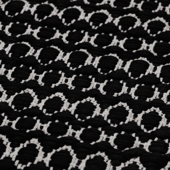 Πατάκι Μπάνιου Boho Black Sealskin (60x60) 1Τεμ