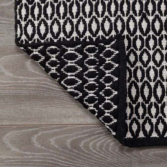 Πατάκι Μπάνιου Boho Black Sealskin (60x60) 1Τεμ