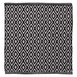 Πατάκι Μπάνιου Trellis Black Cotton Sealskin (60x60) 1Τεμ