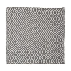 Πατάκι Μπάνιου Trellis Grey Cotton Sealskin (60x60) 1Τεμ