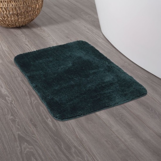Πατάκι Μπάνιου Angora Dark Green Microfiber Sealskin (60x90) 1Τεμ