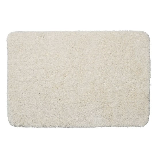 Πατάκι Μπάνιου Angora Off-White Microfiber Sealskin (60x90) 1Τεμ