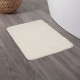 Πατάκι Μπάνιου Angora Off-White Microfiber Sealskin (60x90) 1Τεμ