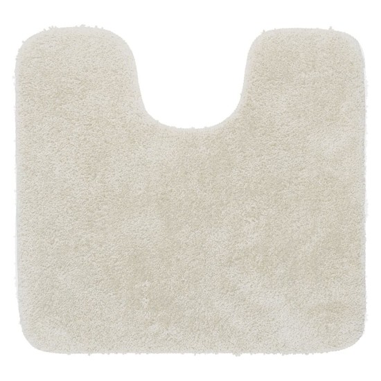 Πατάκι Λεκάνης Angora Off-White Microfiber Sealskin (55x60) 1Τεμ