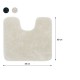 Πατάκι Λεκάνης Angora Off-White Microfiber Sealskin (55x60) 1Τεμ