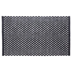 Πατάκι Μπάνιου Ξύλινο Woodblock Teak Black Sealskin (52x90) 1Τεμ