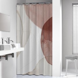 Κουρτίνα Μπάνιου Υφασμάτινη Αδιάβροχη Textile Shower Curtains Earth Dark Pink Sealskin (180x200) 1Τεμ Κουρτίνα Μπάνιου Υφασμάτινη Αδιάβροχη Textile Shower Curtains Earth Dark Pink Sealskin (180x200) 1Τεμ