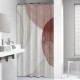Κουρτίνα Μπάνιου Υφασμάτινη Αδιάβροχη Textile Shower Curtains Earth Dark Pink Sealskin (180x200) 1Τεμ