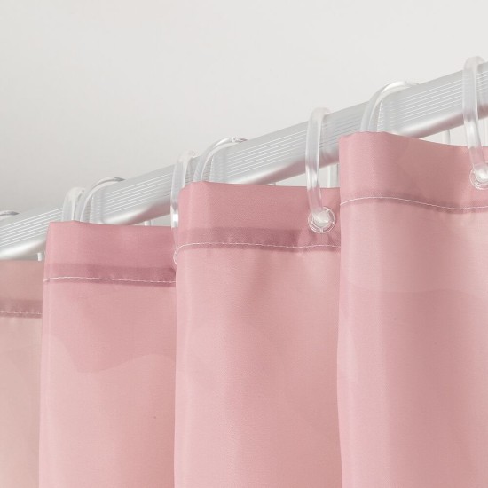 Κουρτίνα Μπάνιου Υφασμάτινη Αδιάβροχη Textile Shower Curtains Earth Dark Pink Sealskin (180x200) 1Τεμ