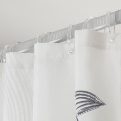 Κουρτίνα Μπάνιου Υφασμάτινη Αδιάβροχη Textile Shower Curtains Birds Black Sealskin (180x200) 1Τεμ