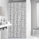 Κουρτίνα Μπάνιου Vinyl Shower Curtains Mind Black Sealskin (180x200) 1Τεμ