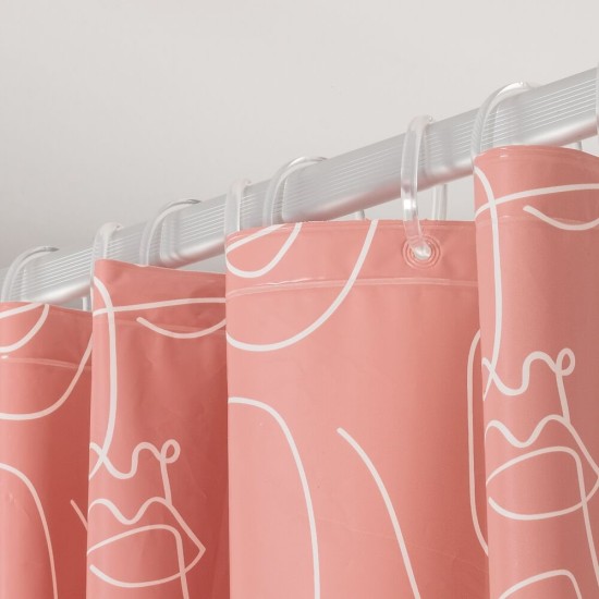 Κουρτίνα Μπάνιου Vinyl Shower Curtains Mind Dark Pink Sealskin (180x200) 1Τεμ